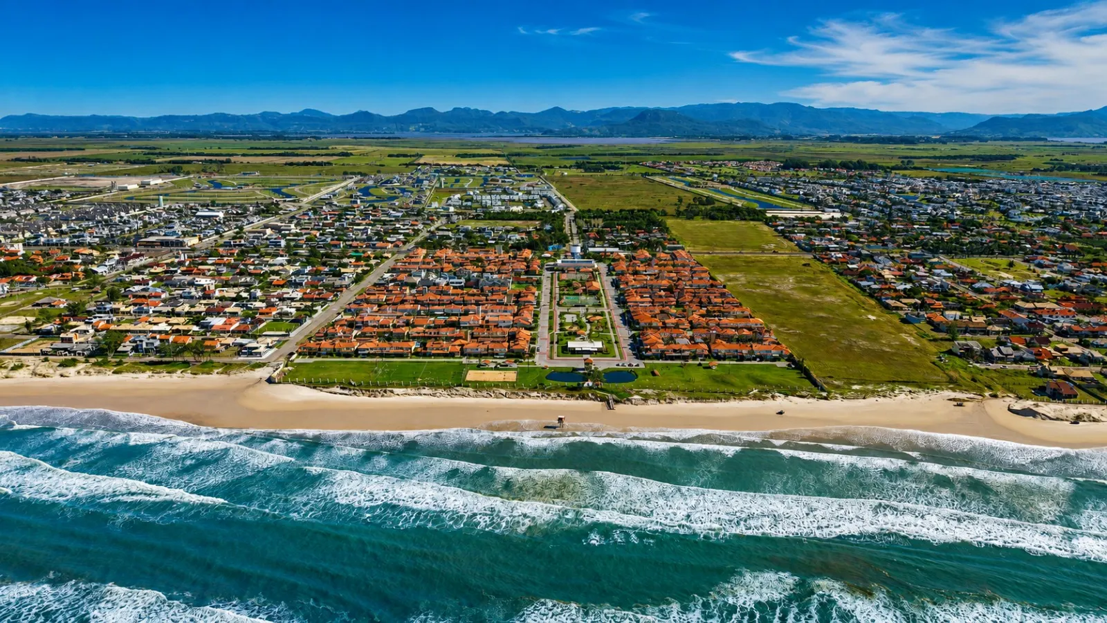 Vista do bairro Marina em Xangri-Lá