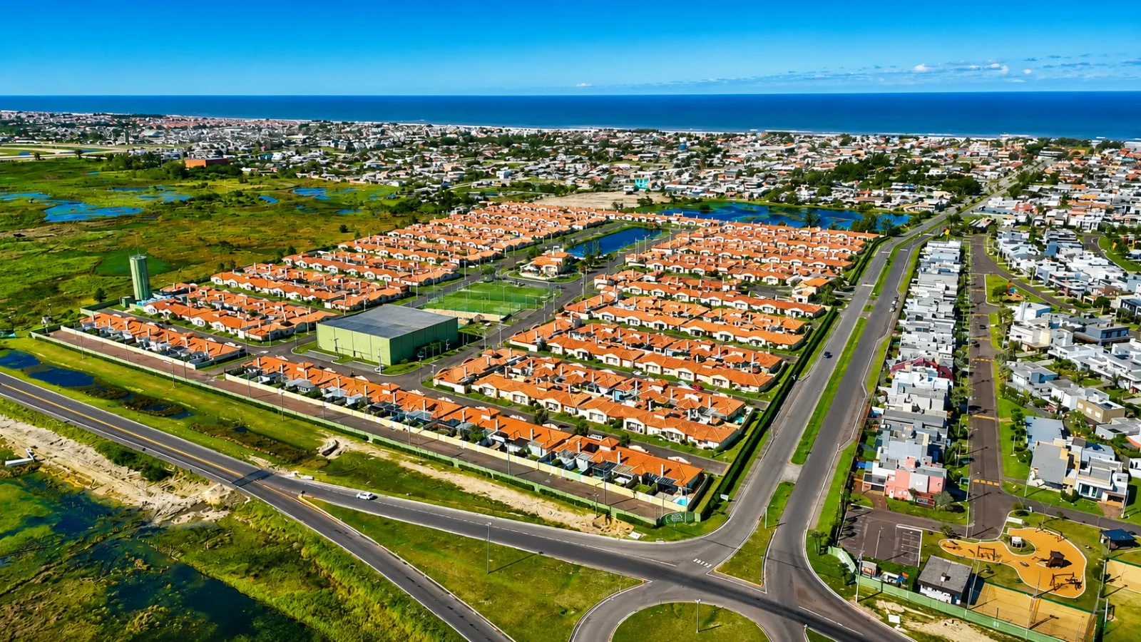 Vista do bairro Noiva do Mar em Xangri-Lá