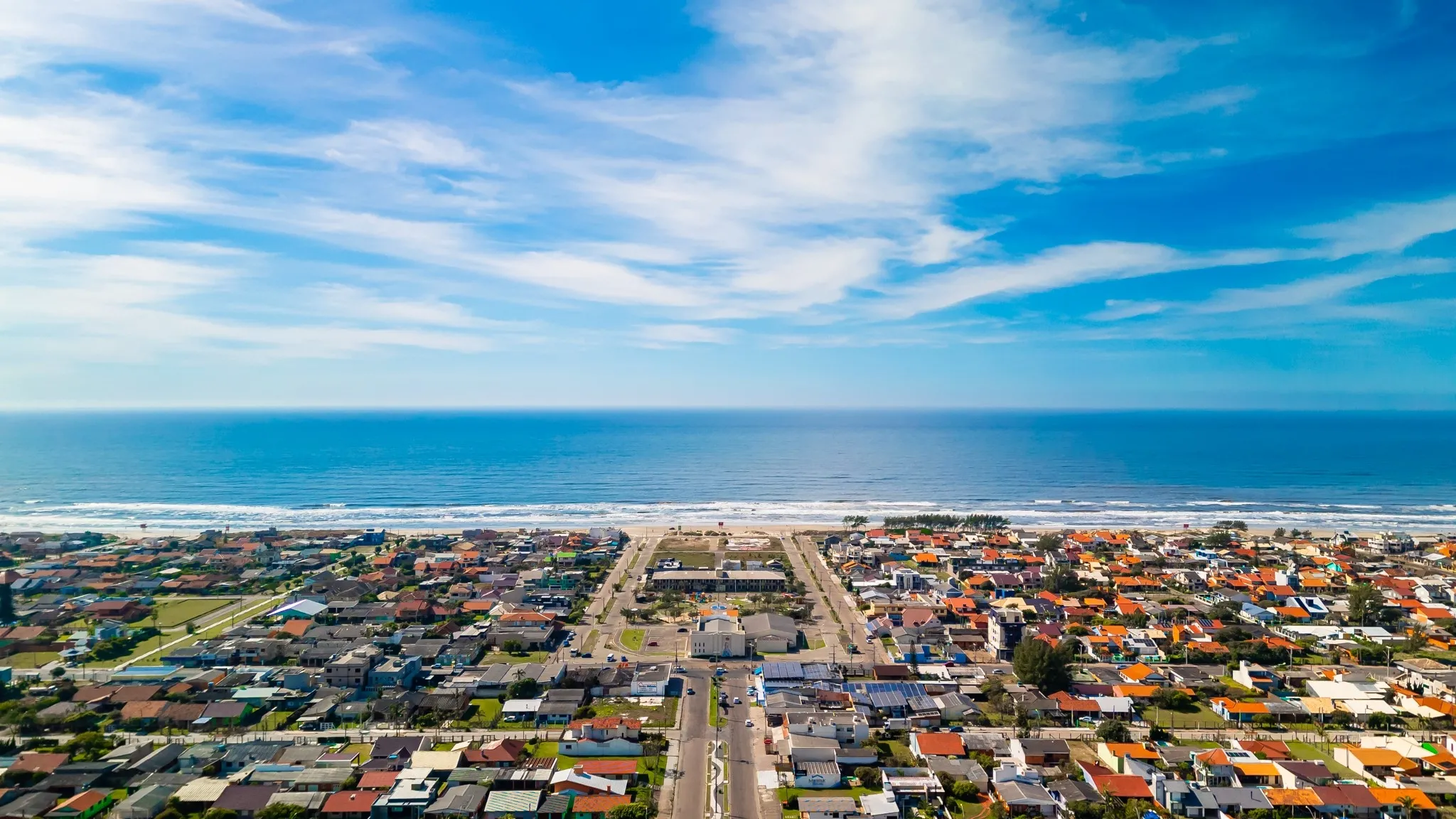 Vista do bairro Rainha do Mar em Xangri-Lá