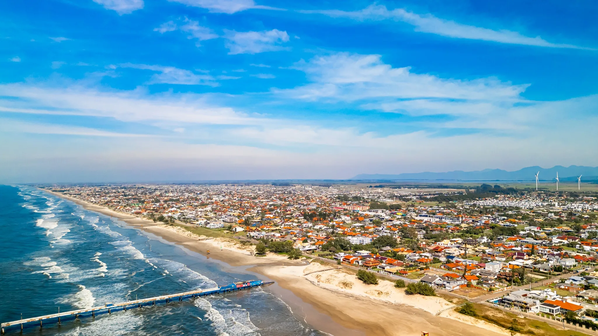 Vista do bairro Atlântida em Xangri-Lá