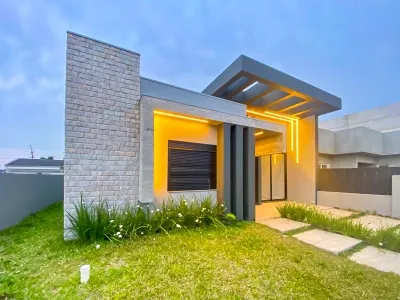 Casa com 3 dormitórios, churrasqueira e abrigo para 2 carros na Praia de Noiva do Mar — foto 3