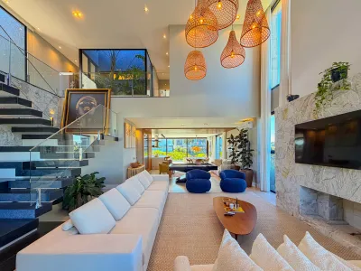 Casa beira lago com 5 suítes e 421 m² no Condomínio Sense — foto 3