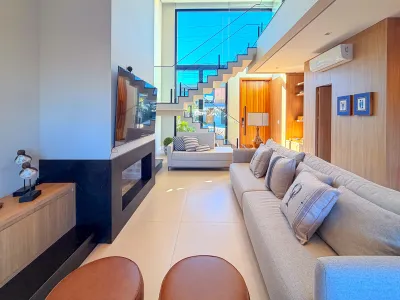 Casa mobiliada e decorada com 3 suítes e piscina no Condomínio Sunset — foto 4