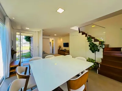 Casa em condomínio totalmente mobiliada e decorada com vista para o lago em Atlântida — foto 5