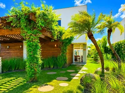 Casa em condomínio totalmente mobiliada e decorada com vista para o lago em Atlântida — foto 2