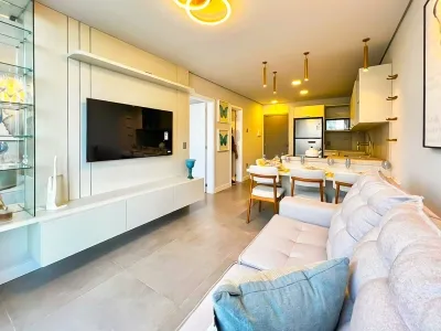 Apartamento mobiliado e decorado no Edifício Livin Resort House na Praia de Atlântida — foto 4