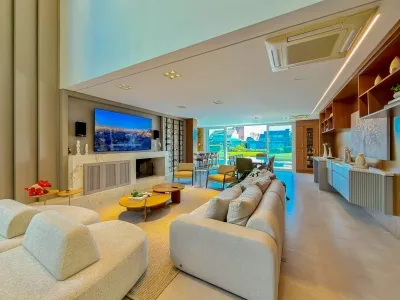 Casa Beira Lago à venda com 5 Suítes e cinema no Condomínio Enseada em Xangri-lá — foto 5